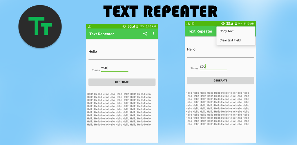 Text Repeater